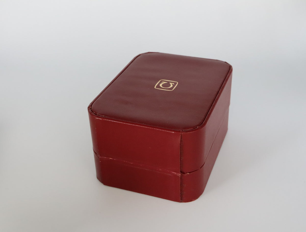Near MINT OMEGA Vintage Red Watch Box Genuine Case Only From JAPAN #3116