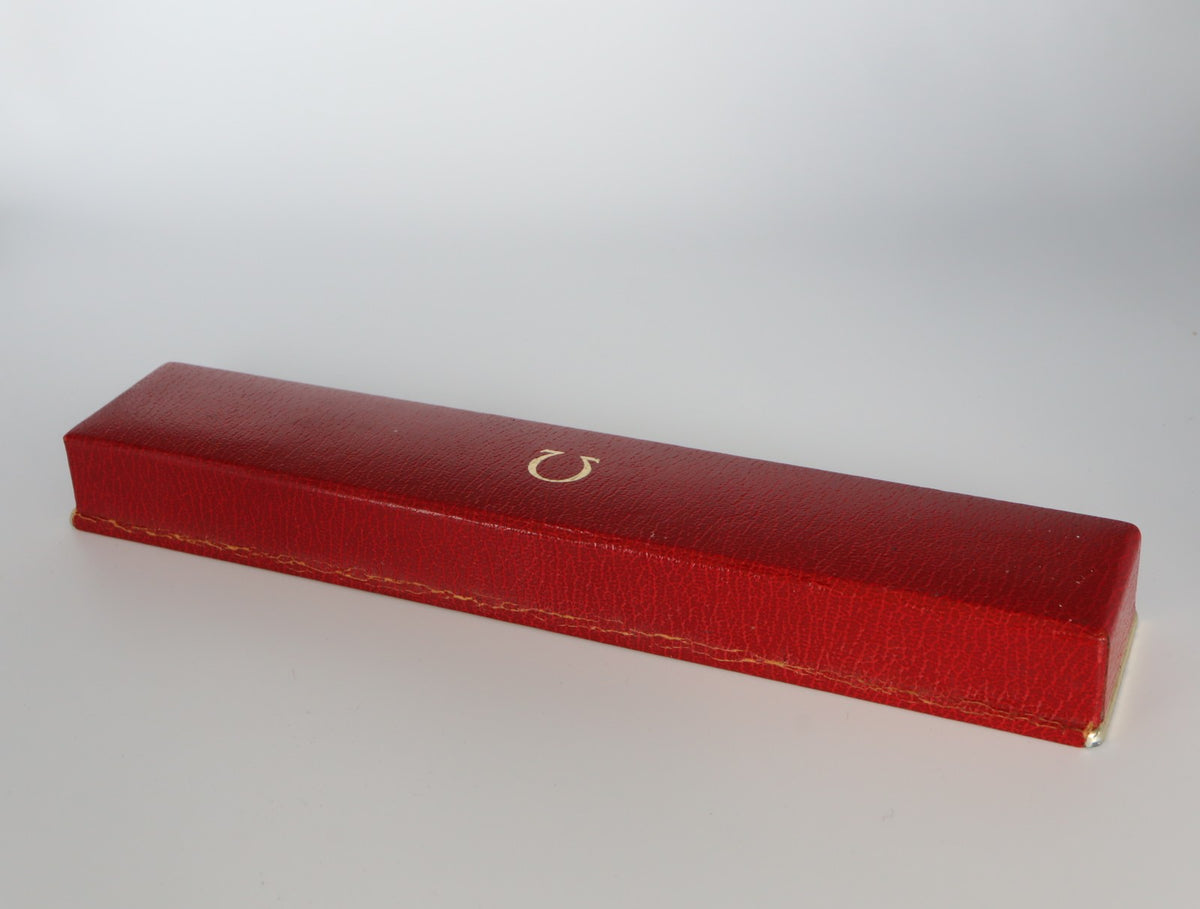 Near MINT OMEGA Vintage Red Watch Box Genuine Case Only for Women's JAPAN #3091