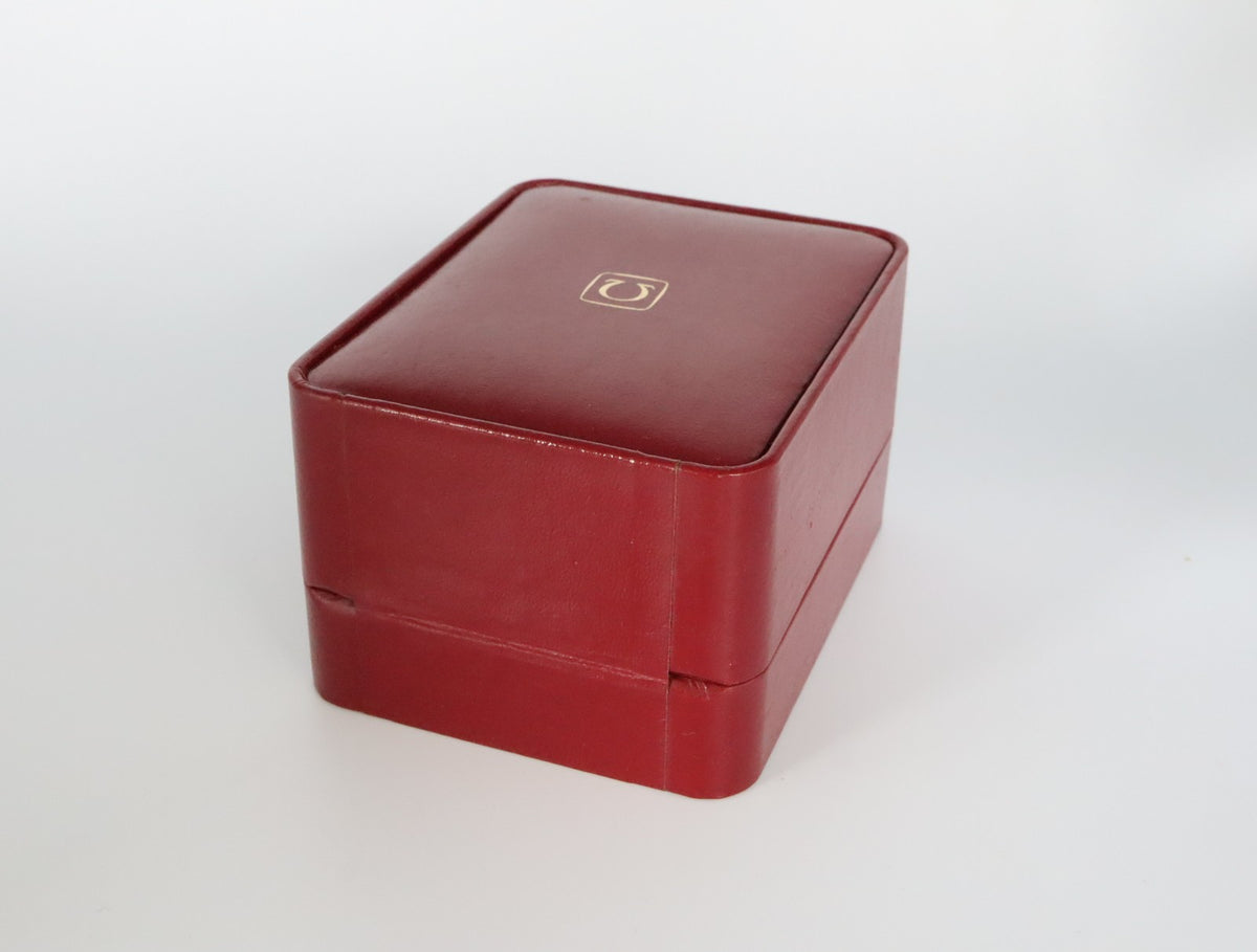 Near MINT OMEGA Vintage Red Watch Box Genuine Case Only From JAPAN #2721