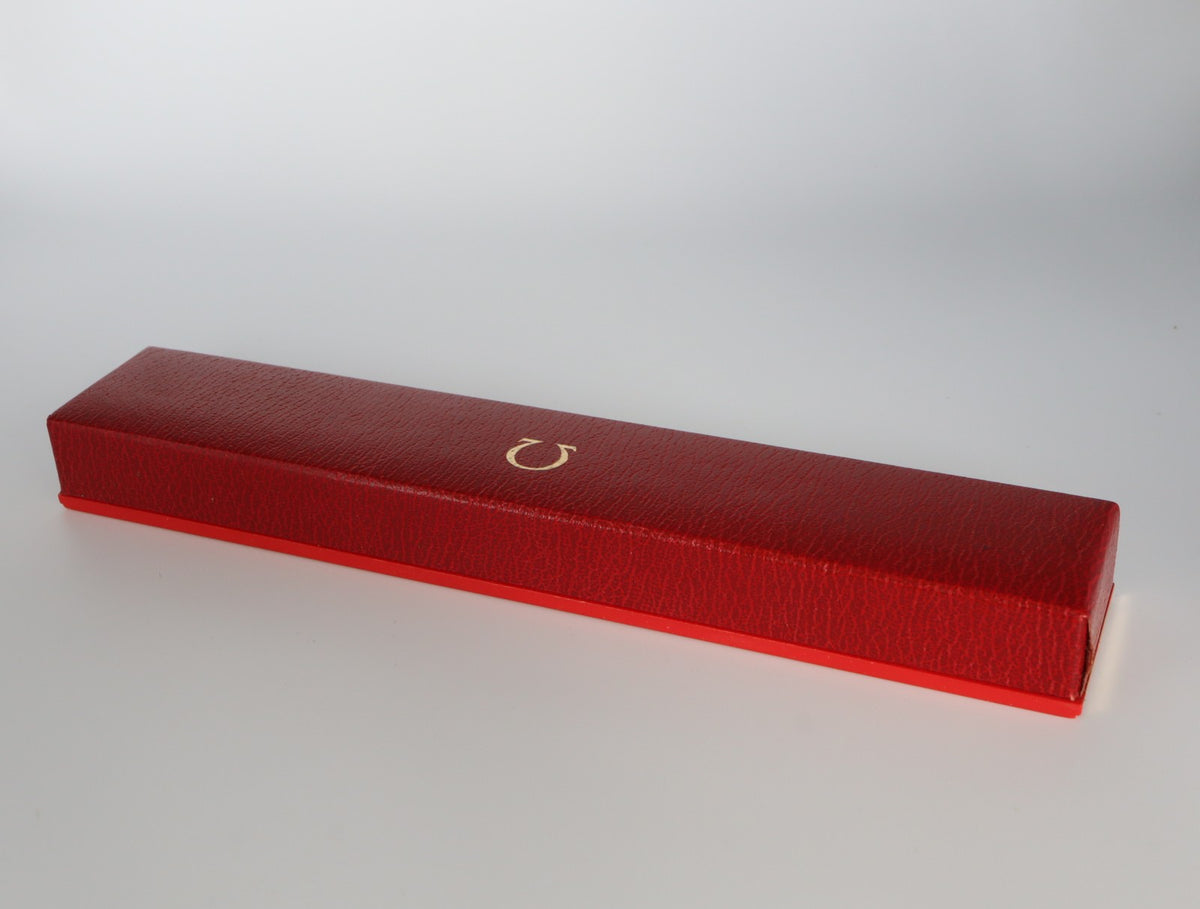 Near MINT OMEGA Vintage Red Watch Box Genuine Case Only for Women's JAPAN #3093