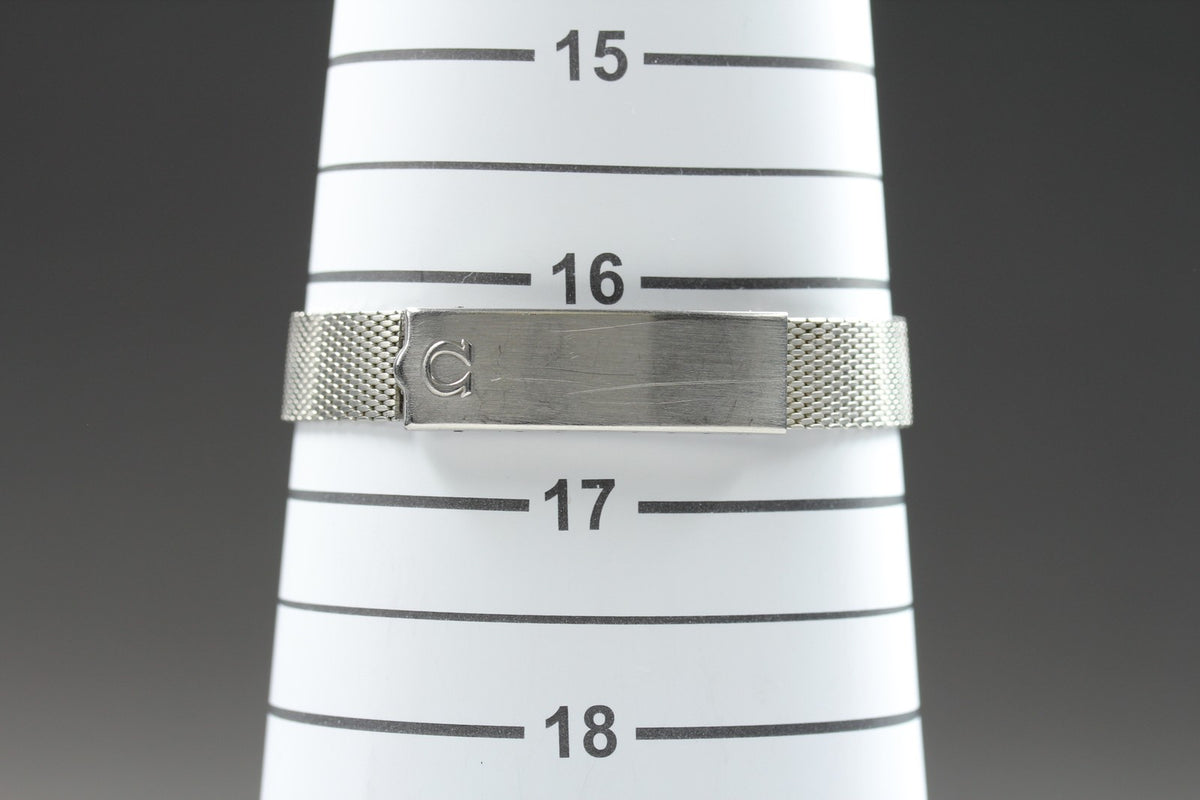 1972 Near MINT OMEGA De Ville 20mm 555.003 Automatic Silver Dial Women's Vintage