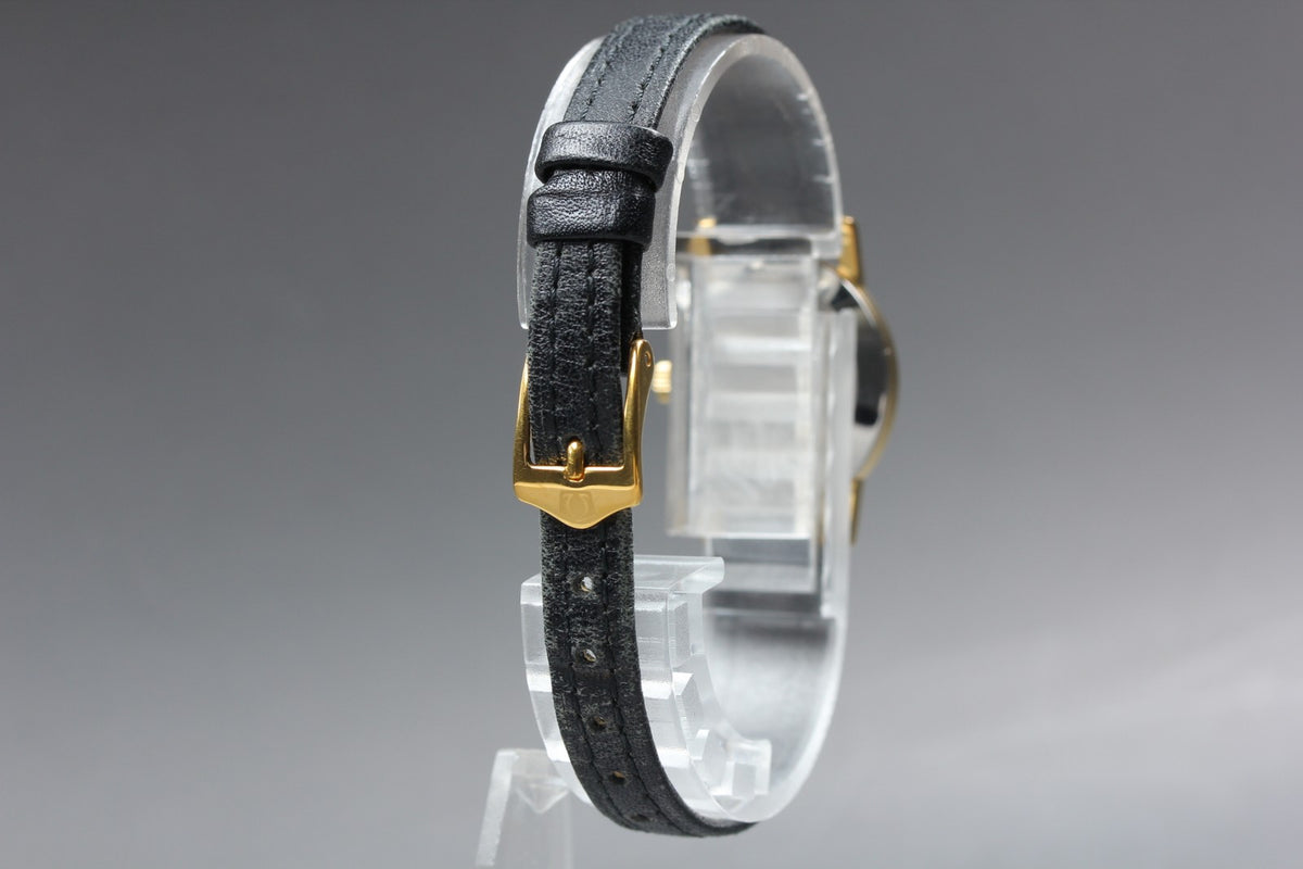 1973 Near MINT OMEGA Geneve 20mm 511.0411 Manual Gold Dial Women's Watch Vintage