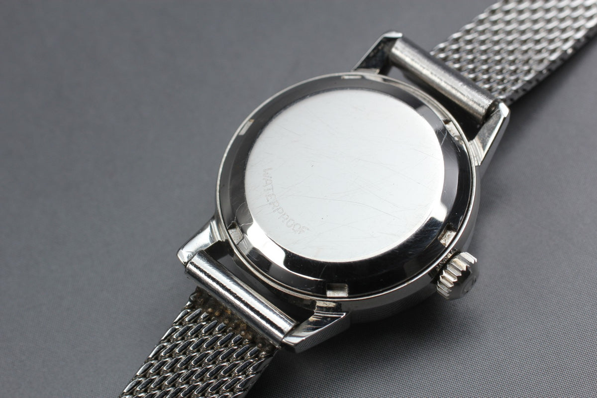 1969 Near MINT OMEGA Geneve 21mm 566.002 Automatic Silver Dial Women's Vintage