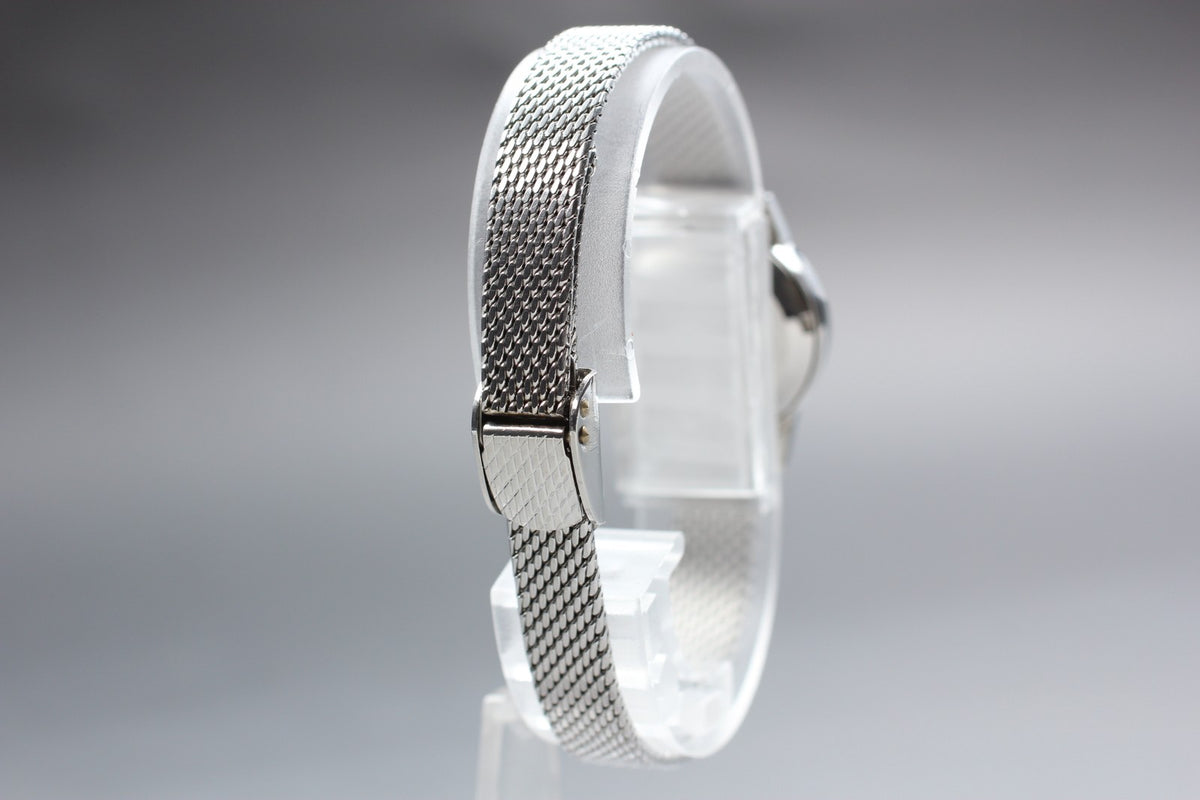 1969 Near MINT OMEGA Geneve 21mm 566.002 Automatic Silver Dial Women's Vintage