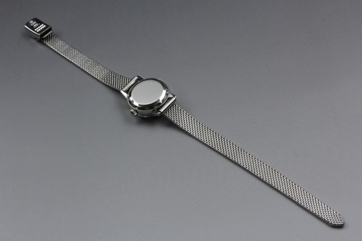 1969 Near MINT OMEGA Geneve 21mm 566.002 Automatic Silver Dial Women's Vintage