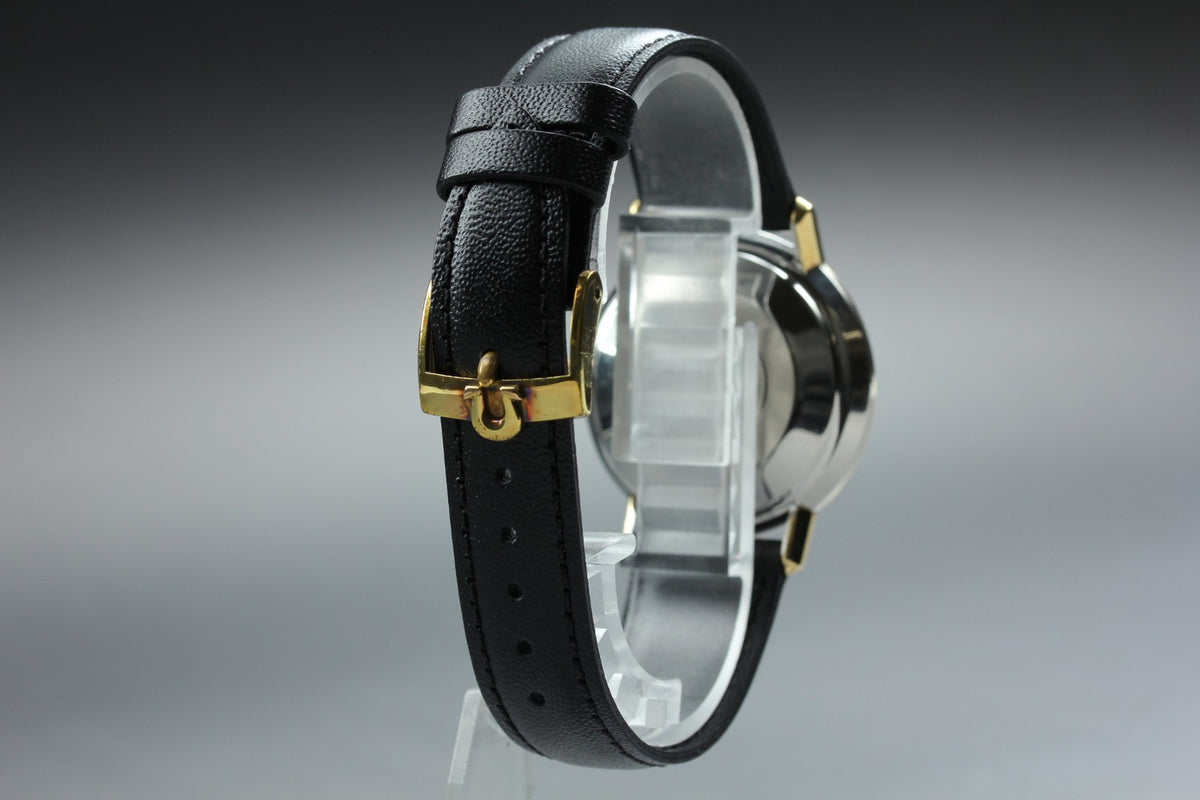 1960s Near MINT OMEGA Seamaster De Ville 34mm Automatic Champagne Men's Vintage