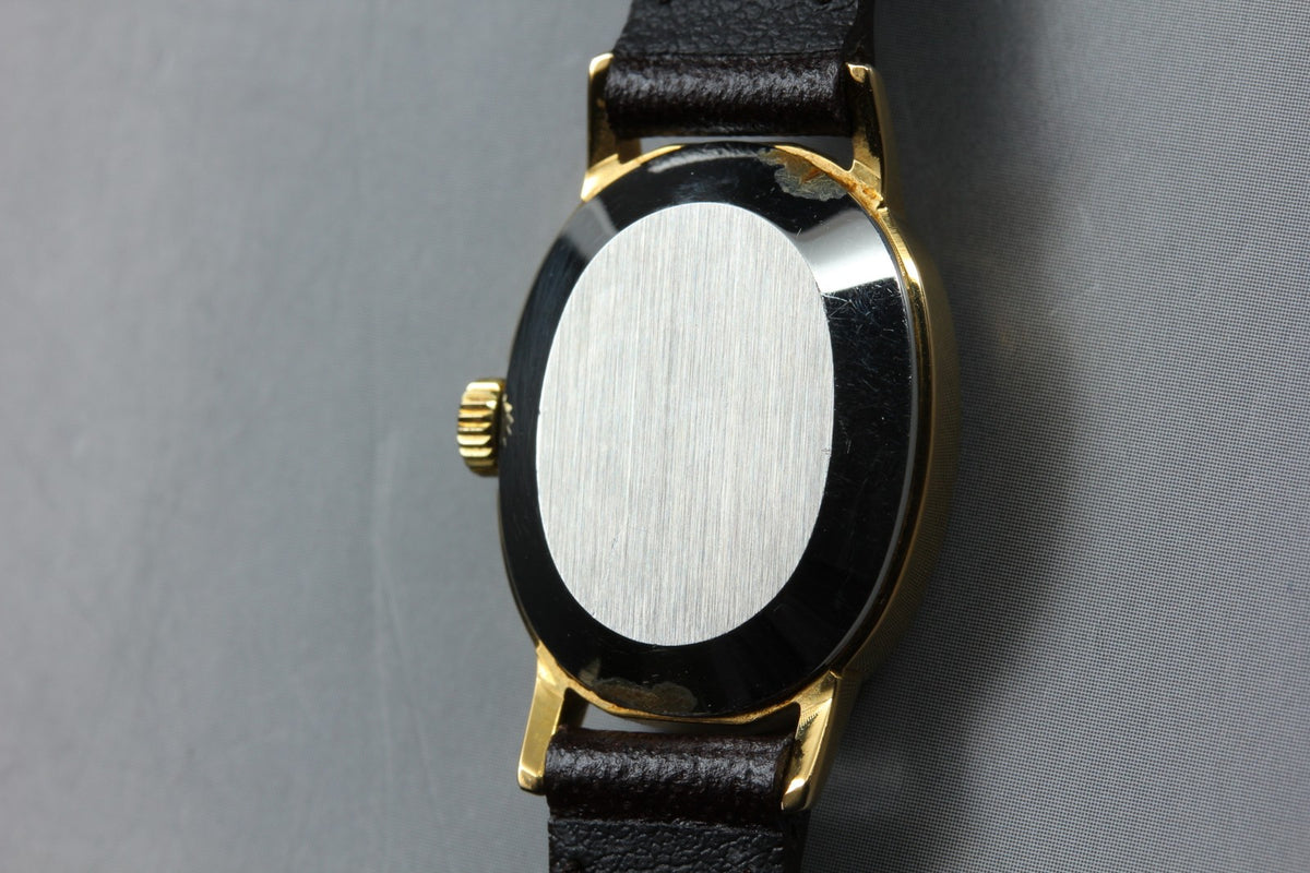 1977 Near MINT OMEGA De Ville 18mm 511.0553 Manual Gold Dial Women's Vintage