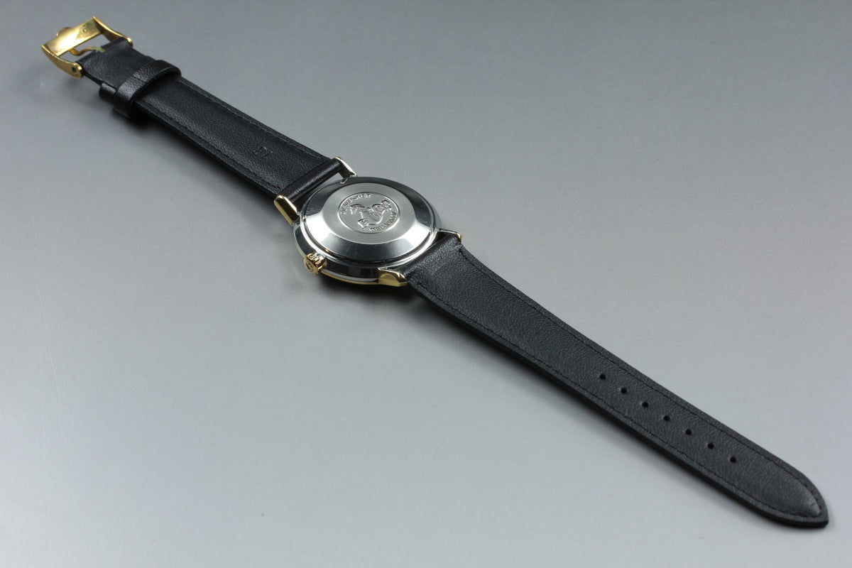 1960s Near MINT OMEGA Seamaster De Ville 34mm Automatic Champagne Men's Vintage
