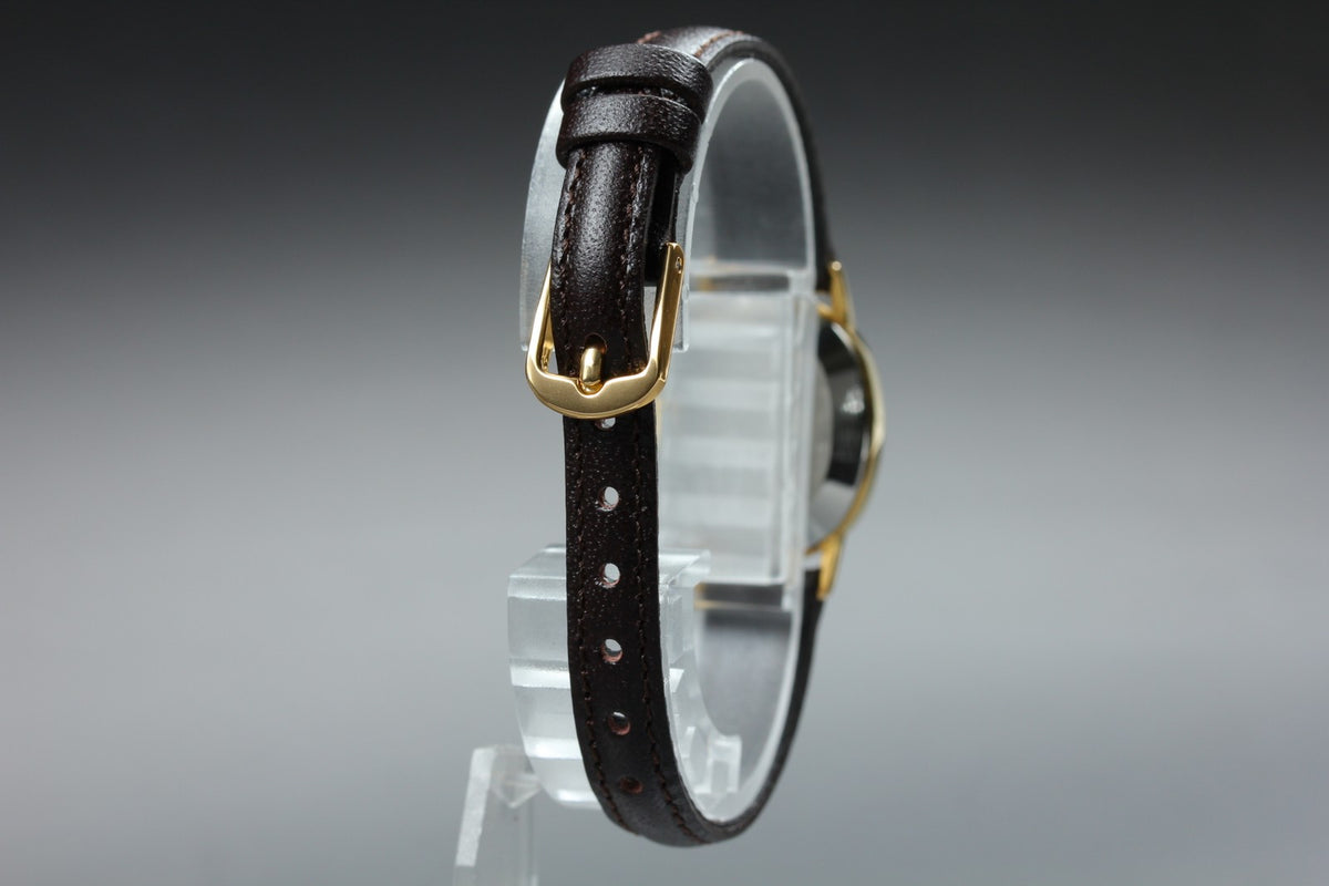 1977 Near MINT OMEGA De Ville 18mm 511.0553 Manual Gold Dial Women's Vintage