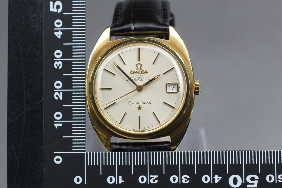 1966 MINT OMEGA Constellation 35mm 168.017 Automatic Champagne Dial Men Vintage