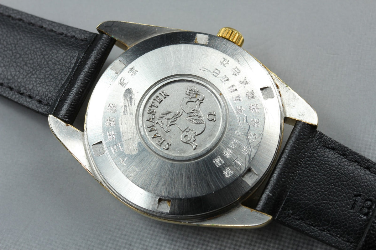 1969 Near MINT OMEGA Seamaster 35mm 166.067 Automatic Champagne Dial Men Vintage