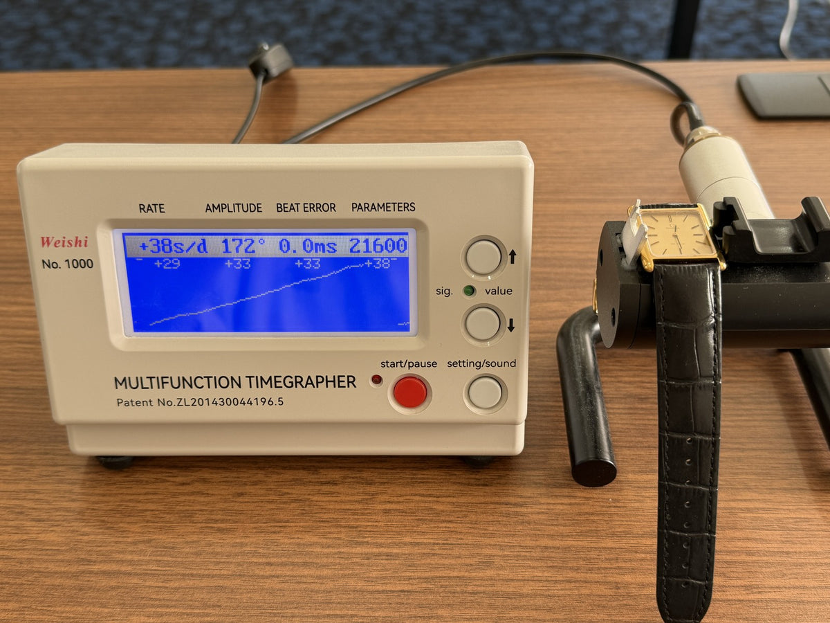 1973 Near MINT OMEGA De Ville 24mm 511.0404 Manual Gold Dial Tank Women Vintage