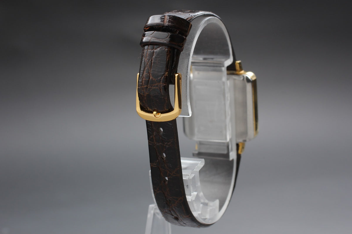 1971 Near MINT OMEGA De Ville 25mm 511.0375 Manual Gold Dial Women's Vintage
