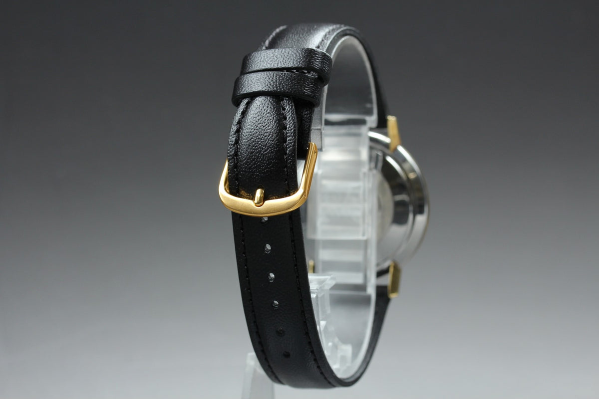 1960s Near MINT OMEGA Seamaster 34mm Manual Champagne Dial Men's Watch Vintage