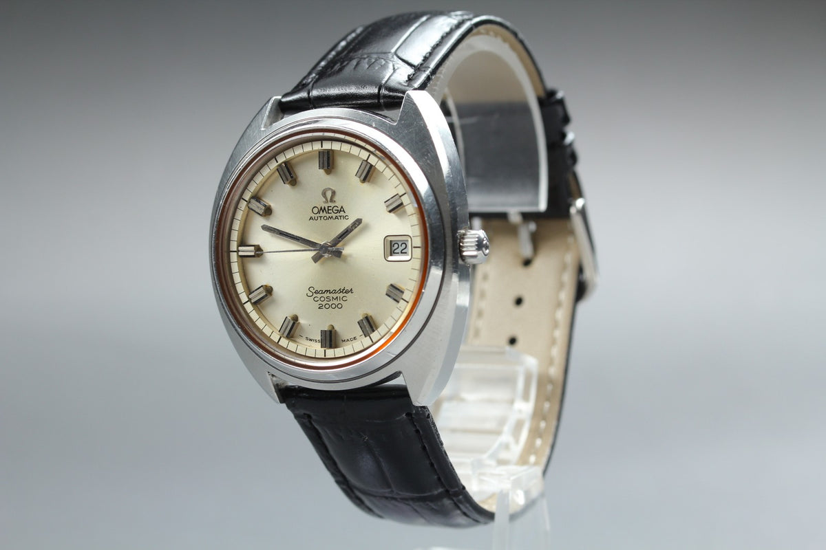 Serviced 1970s Near MINT OMEGA Seamaster Cosmic 2000 38mm Automatic Men Vintage