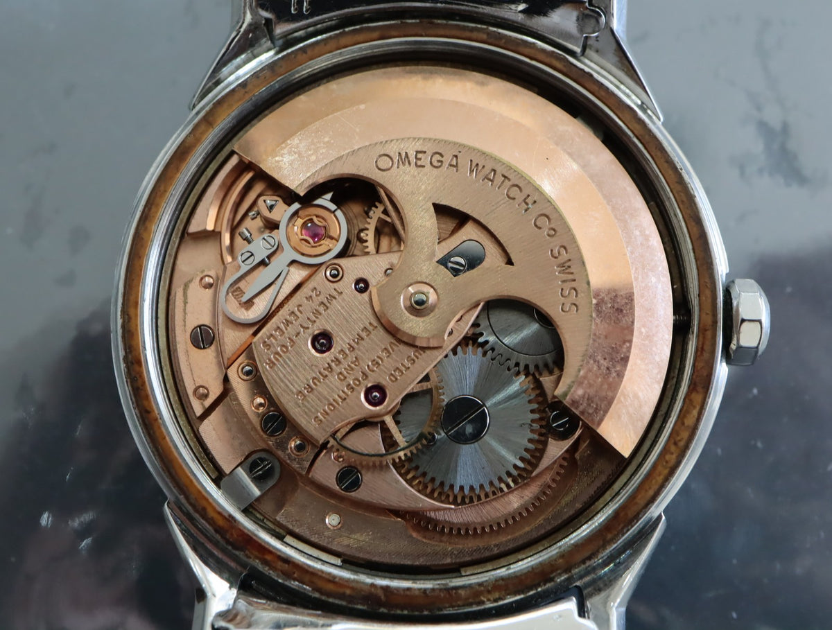 1963 Near MINT OMEGA Constellation 34mm 168.005 Automatic Crosshair Men Vintage