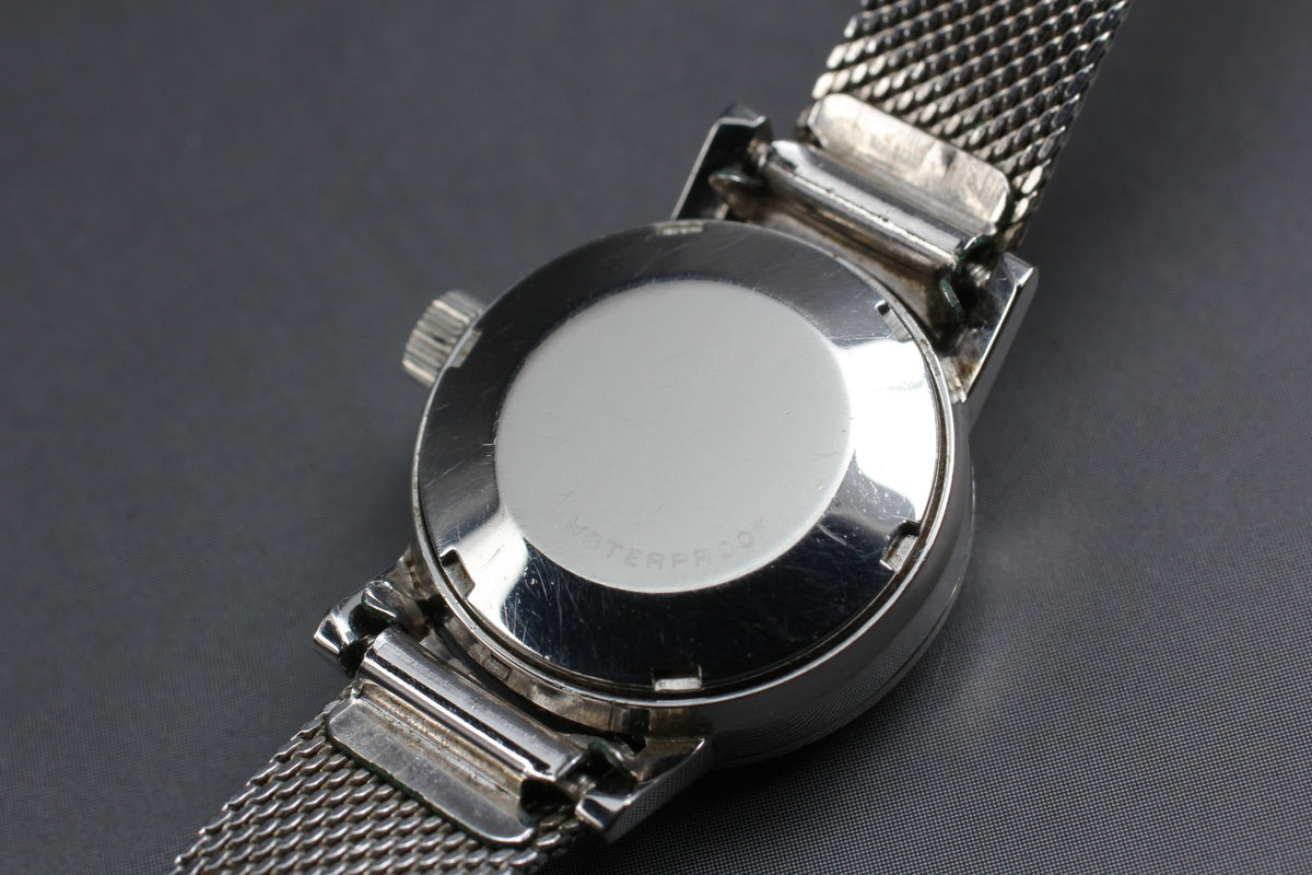 1969 Near MINT OMEGA De Ville 19mm 555.003 Automatic Silver Dial Women's Vintage