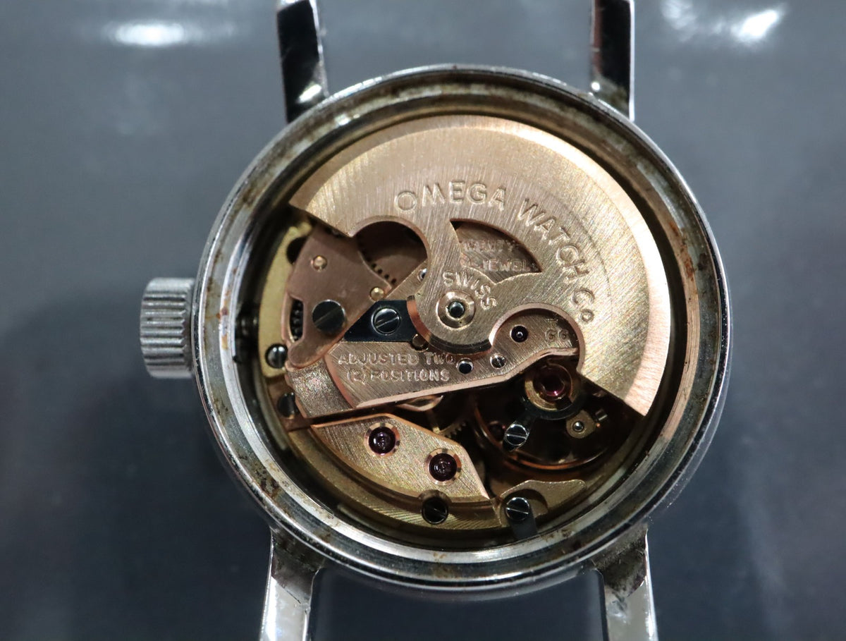1969 Near MINT OMEGA De Ville 19mm 555.003 Automatic Silver Dial Women's Vintage