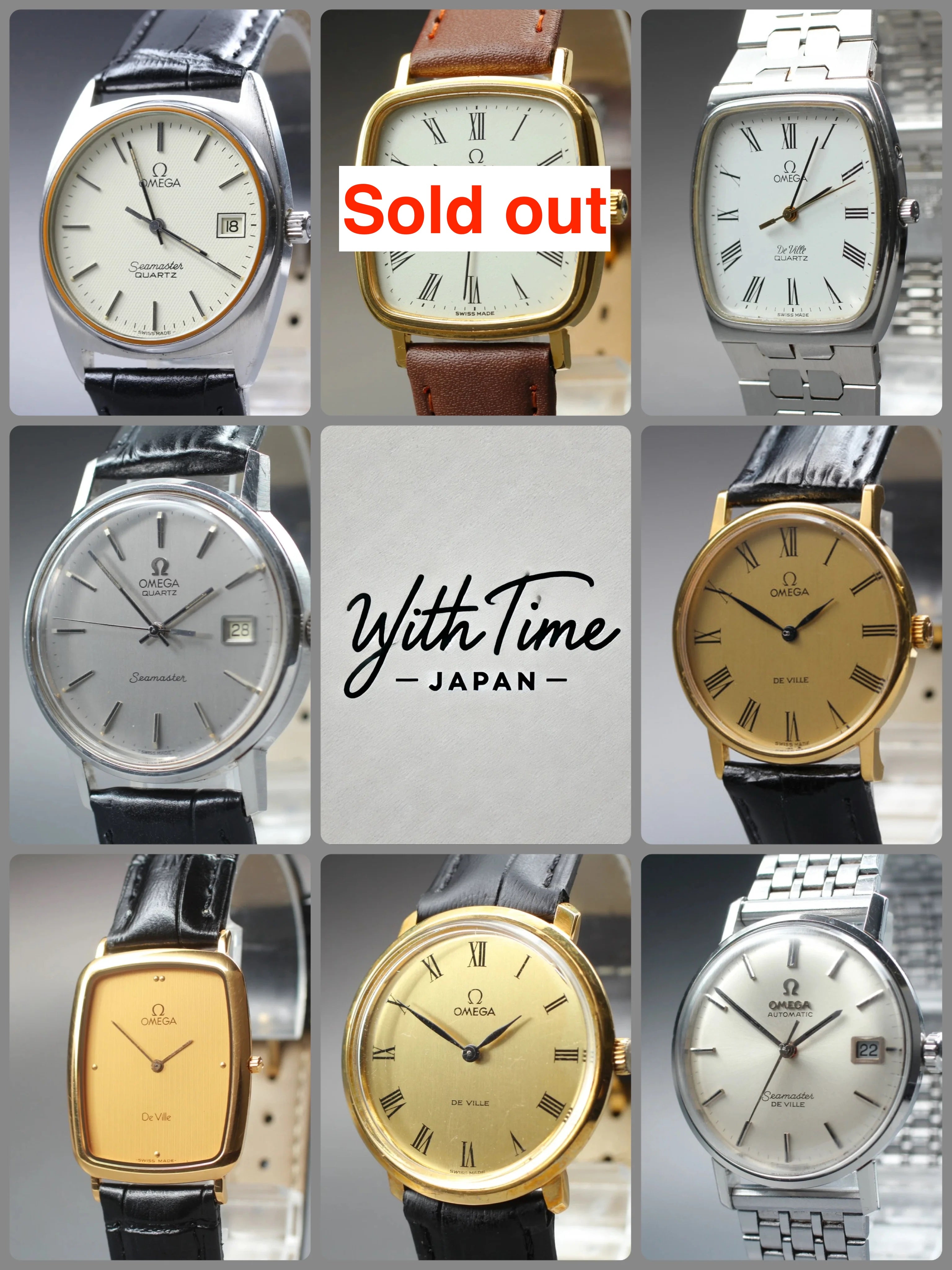 OMEGA Seamaster / De ville 7-piece set From JAPAN